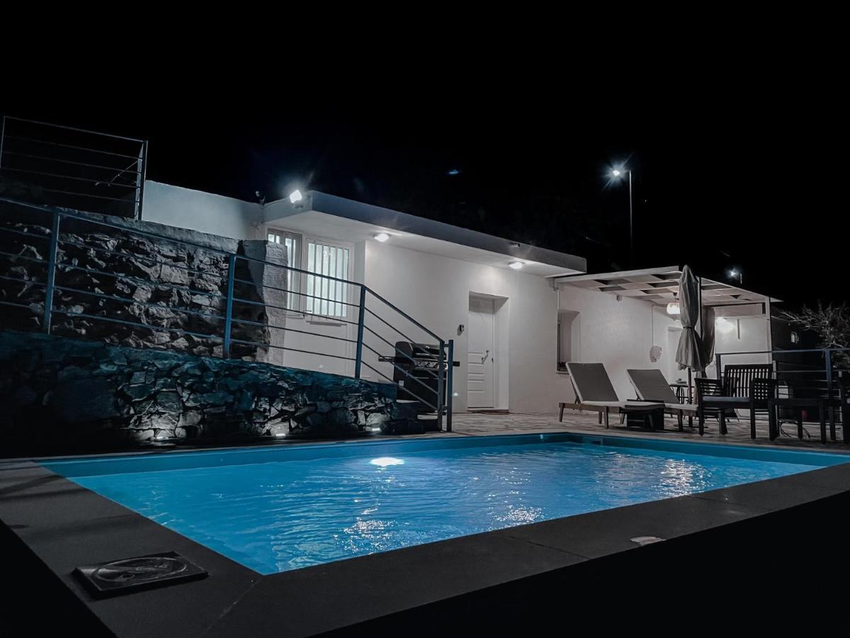 Kampos View - Quiet House At The End Of The Road, Private Pool Villa Kambos  Bagian luar foto